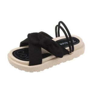 Thick-soled casual sandals and flat slippers for summer outer wear