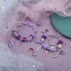 Crystal Beaded Bracelet Set Children’s Necklace DIY Puzzle Toy