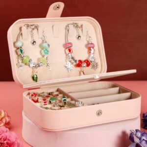 132 pieces/set for children’s DIY making beaded bracelets, double-layer jewelry box set