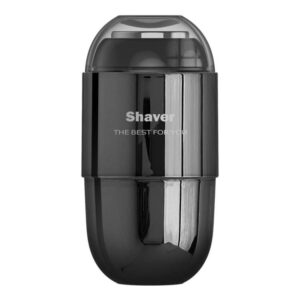 T001 Portable magnetic head removable washable razor rechargeable mini electric shaver (space gray)