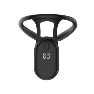 2150 Student hunchback vibration reminder with LCD halter neck corrector (black)