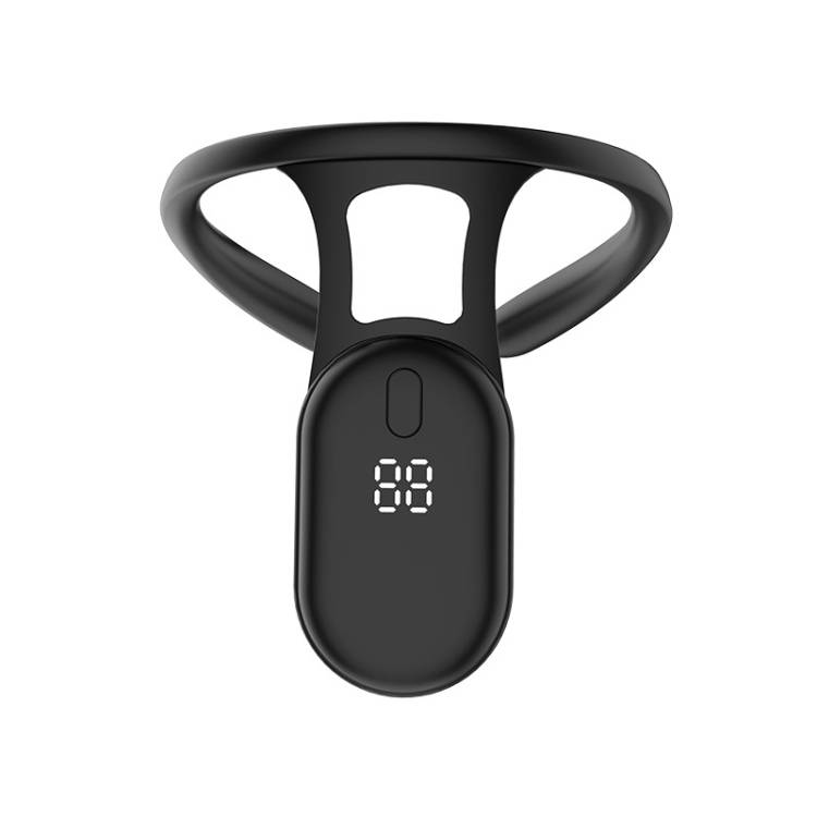 2150 Student hunchback vibration reminder with LCD halter neck corrector (black)