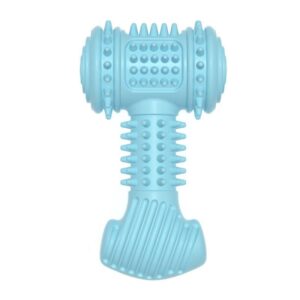 BG5045 TPR Pet Chew Toy Hammer Shape Dog Teething Stick (Blue)