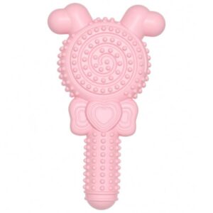 Lollipop shape dog teething stick TPR bite-resistant pet toy (powder)