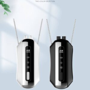 Portable negative ion air purifier, household hanging neck purifier, specifications: chain style