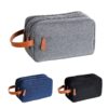 Men’s double-layer travel toiletries bag for business trips, portable toiletries storage bag, moisture-proof large capacity makeup bag