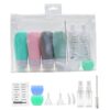 14 piece silicone split bottle travel suit spray bottle set cosmetics bottle set