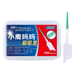 150 pieces/box of soft silicone interdental brush for mother deer, interdental brush, interdental brush, orthodontic gap brush