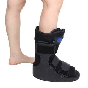 Short walking shoes, Achilles tendon boots, ankle joint postoperative medical fixation brace with air bag, specifications: S 35-38
