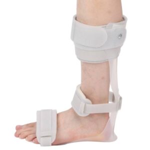 Flat foot orthosis, foot varus, foot valgus correction brace, foot drop walking fixator, can be worn inside shoes, specification: S (right foot)