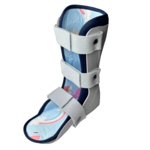 Children’s ankle fixed brace, calf fracture protective gear, bone rehabilitation support, specifications: S (right)