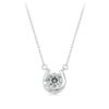 S925 Sterling Silver Sparkling Horseshoe Iron Mosonite Pendant Necklace