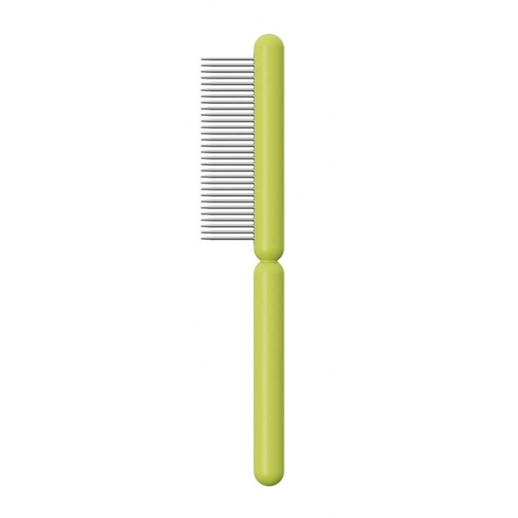 Cat and dog long hair open knot brush, pet stainless steel anti floating hair straight comb
