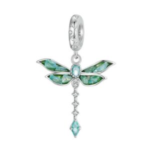 S925 Sterling Silver Plating Dragonfly DIY Pendant