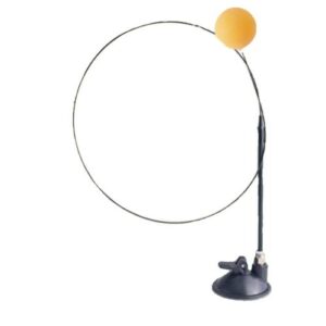 The Suction Cup Funny Cat Wand Toy Cat Playing Pole Table Tennis Set