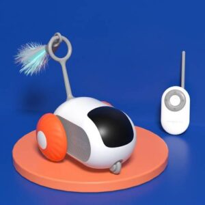 Remote Control Intelligent Dual Mode Electric Gravity Running Car Cat Toys(Blue