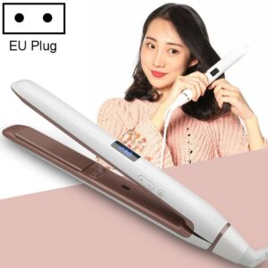 Straightener LED display screen ceramic coating plate ion curler, plug specification: European standard