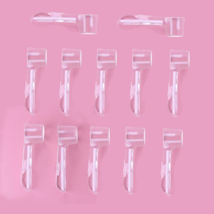 12 transparent protective covers for electric toothbrush heads for sale