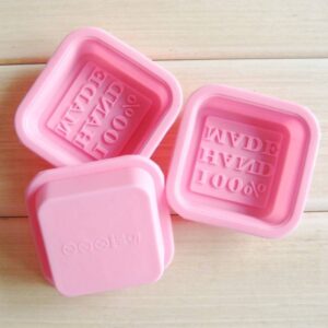 10 silicone cake molds for sale, handmade soap molds with random colors