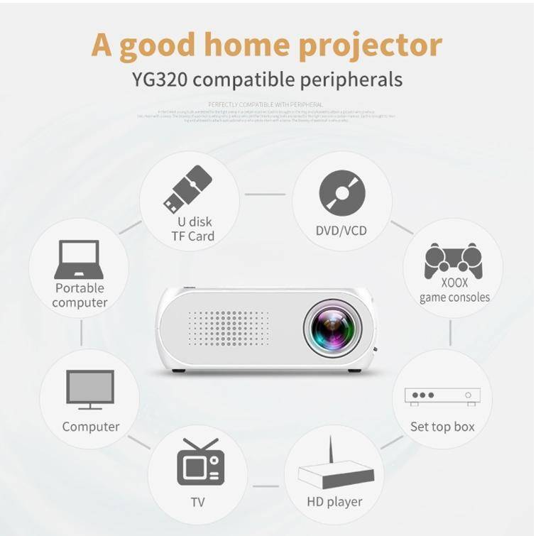 YG320 320 240 LED Mini Projector