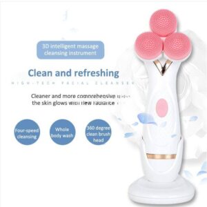 Aire AE-878 Silicone Face Wash Cleanser Wireless Rechargeable Face Brush