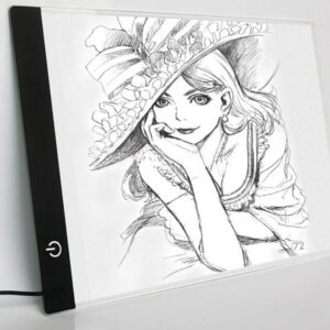 5W USB rechargeable A4 copy drawing board handwriting board cartoon sketching light guide board LED copy desk dimmable version