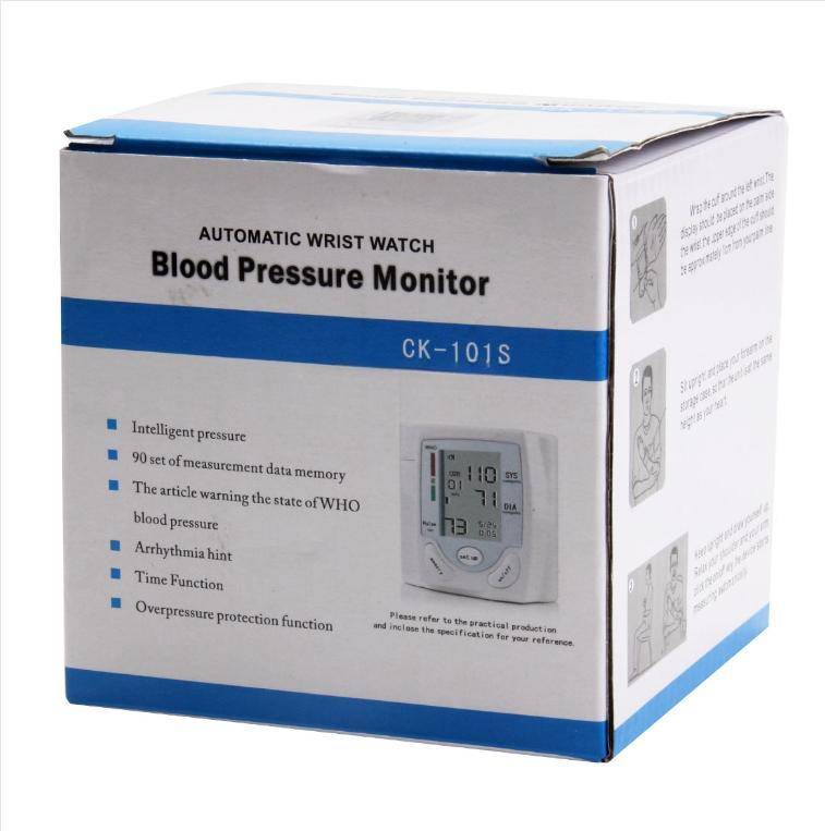 CK-101S Fully Automatic Wrist Electronic Blood Pressure Monitor