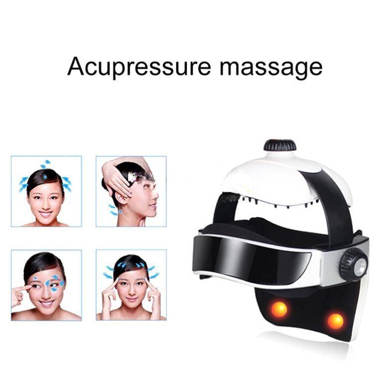 Nortech 2800 Electric Air Pressure Head Massager Brain Physical Therapy Relaxing Music Helmet Massage Cap