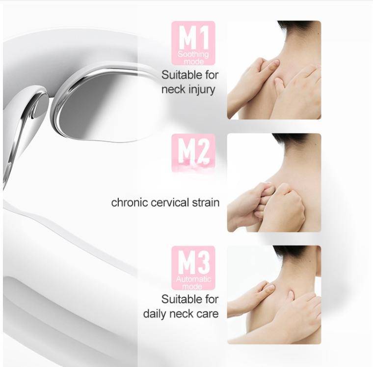 HJ001 Intelligent remote control electric mini shoulder and neck massager Cervical spine massager
