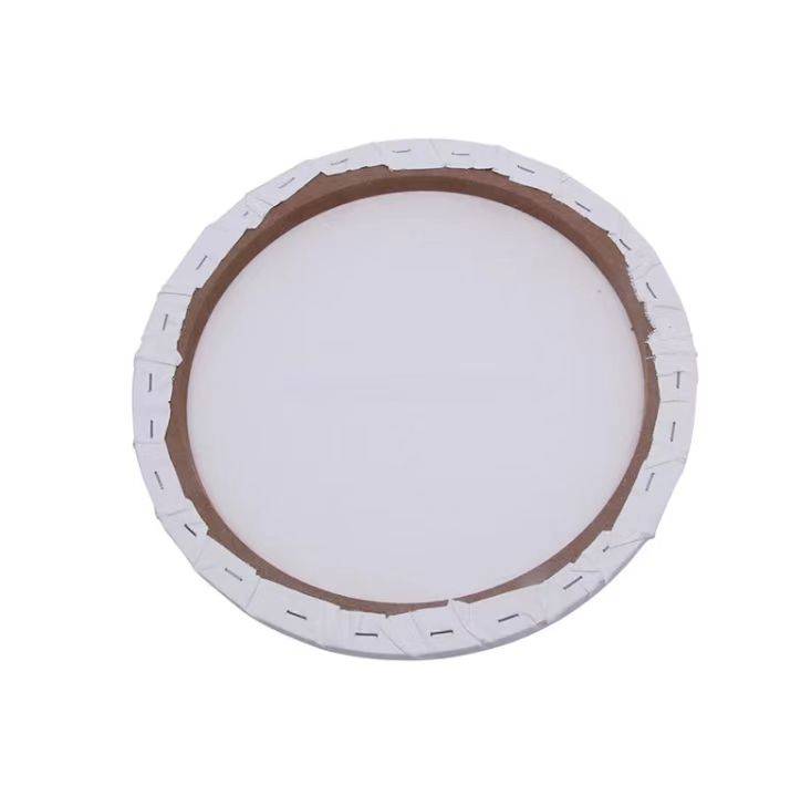 2 for sale Wooden painting frame with round white panel canvas