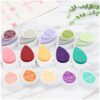 Water Drops Multi-Purpose Stamping Station Printing Paste Printing Oil Water Drops Stamping Station 6pcs (Color Random Shipment)