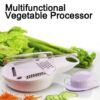 Plastic Multifunctional Vegetable Processor Vegetable Cutter Kitchen Tools
